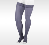 Juzo Soft 2000 Thigh High Open Toe Petite Silicone Band 15-20 mmHg Trend Colors