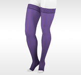 Juzo Soft 2000 Thigh High Open Toe Petite Silicone Band 15-20 mmHg Trend Colors