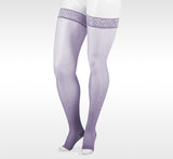 Juzo Soft 2000 Thigh High Open Toe Petite Silicone Band 15-20 mmHg Trend Colors