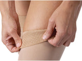 JOBST Relief Silicone Compression Thigh High Stockings, 15-20 mmHg Light Support for Leg Pain Relief , Closed Toe