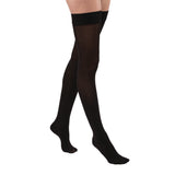 JOBST Relief Silicone Compression Thigh High Stockings, 15-20 mmHg Light Support for Leg Pain Relief , Closed Toe