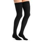 Jobst Opaque 15-20 mmHg Closed Toe Dot Band Thigh Women's Compression Stockings