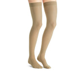 Jobst UltraSheer 30-40 mmHg Closed Toe Dot  Thigh High Women's Compression Stockings