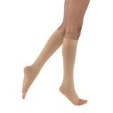 Jobst Opaque 15-20 mmHg Open Toe Knee Women's Compression Stockings