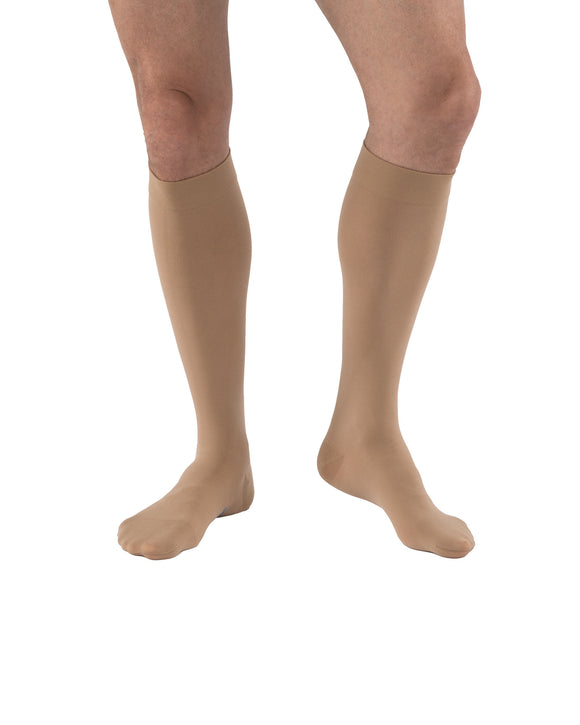 JOBST Relief Compression Knee High Socks, 20-30 mmHg Moderate Support for Leg Pain Relief, Closed Toe