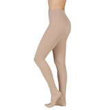 Juzo Basic 4412AT1 Beige Pantyhose Compression Stockings Open Toe  30-40 mmhg