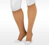 Juzo Basic 4411AD Beige Knee High Open Toe  Compression Socks 20-30 mmhg