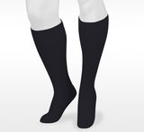 Juzo Basic Casual 4701AD10 Black Knee High  Full Foot Compression Socks 20-30 mmhg