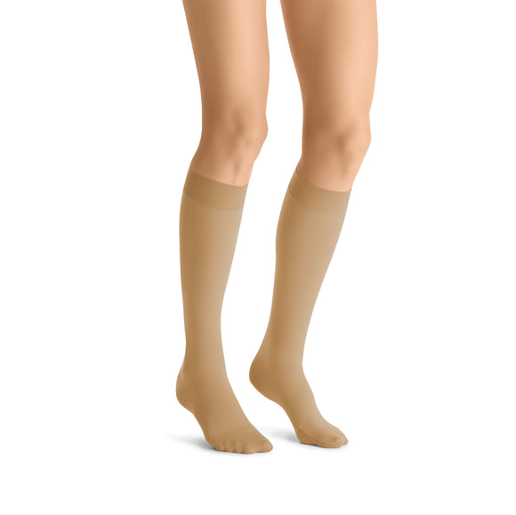 Jobst UltraSheer 15-20 mmHg Closed Toe Knee Women's Compression Stockings