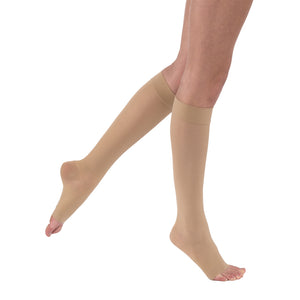 Jobst UltraSheer 20-30 mmHg Open Toe Petite Knee High Women's Compression Stockings