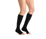 Jobst Opaque 20-30 mmHg Open Toe Knee High Compression Stockings