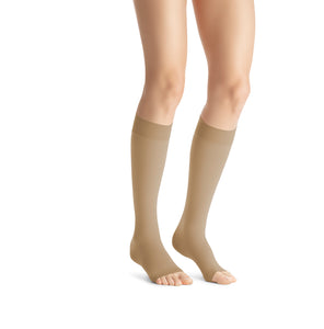 Jobst Opaque 30-40 mmHg Open Toe Knee High Women's Compression Stockings